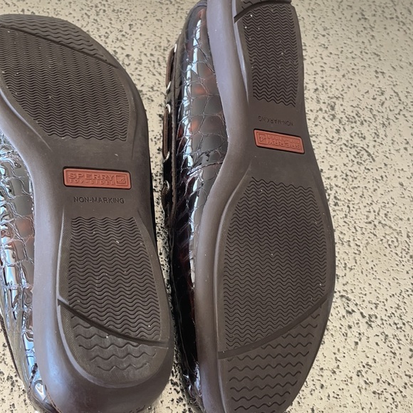 SPERRY TOP SIDERS SHINY BROWN - Picture 6 of 6